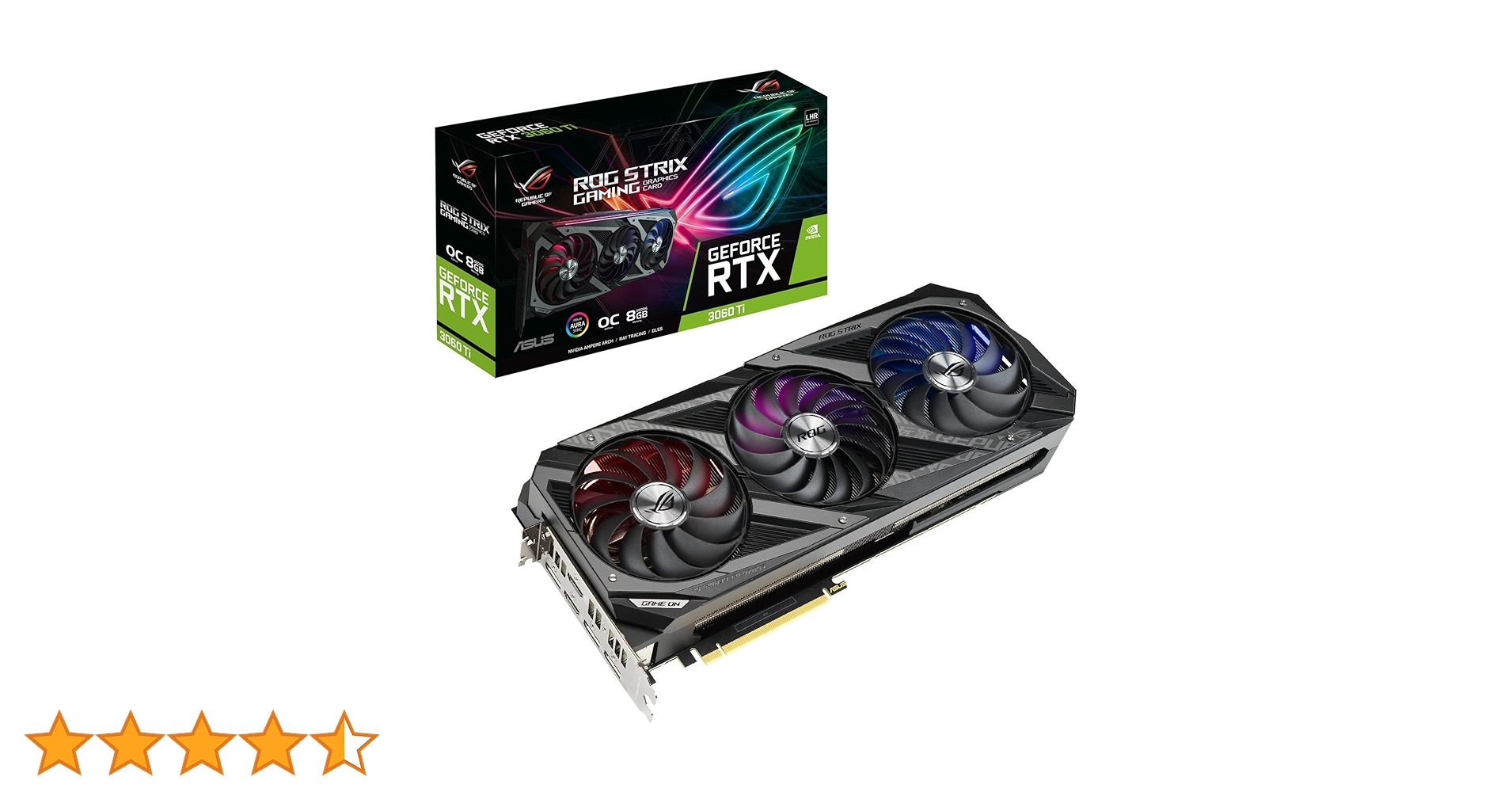 Amazon | 2021 ASUS ROG STRIX GeForce RTX 3060 Ti OC